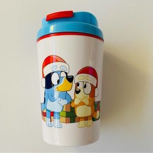 Zak Designs | Bluey Bingo Christmas Tumbler w/ Lid NWT